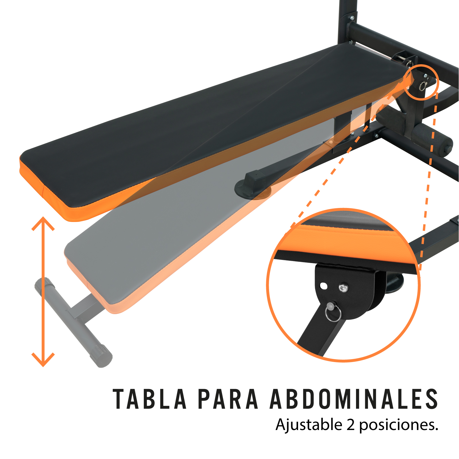 Estacion Gym Pull Ups Fondos Ejercicios Abdominales Fitness