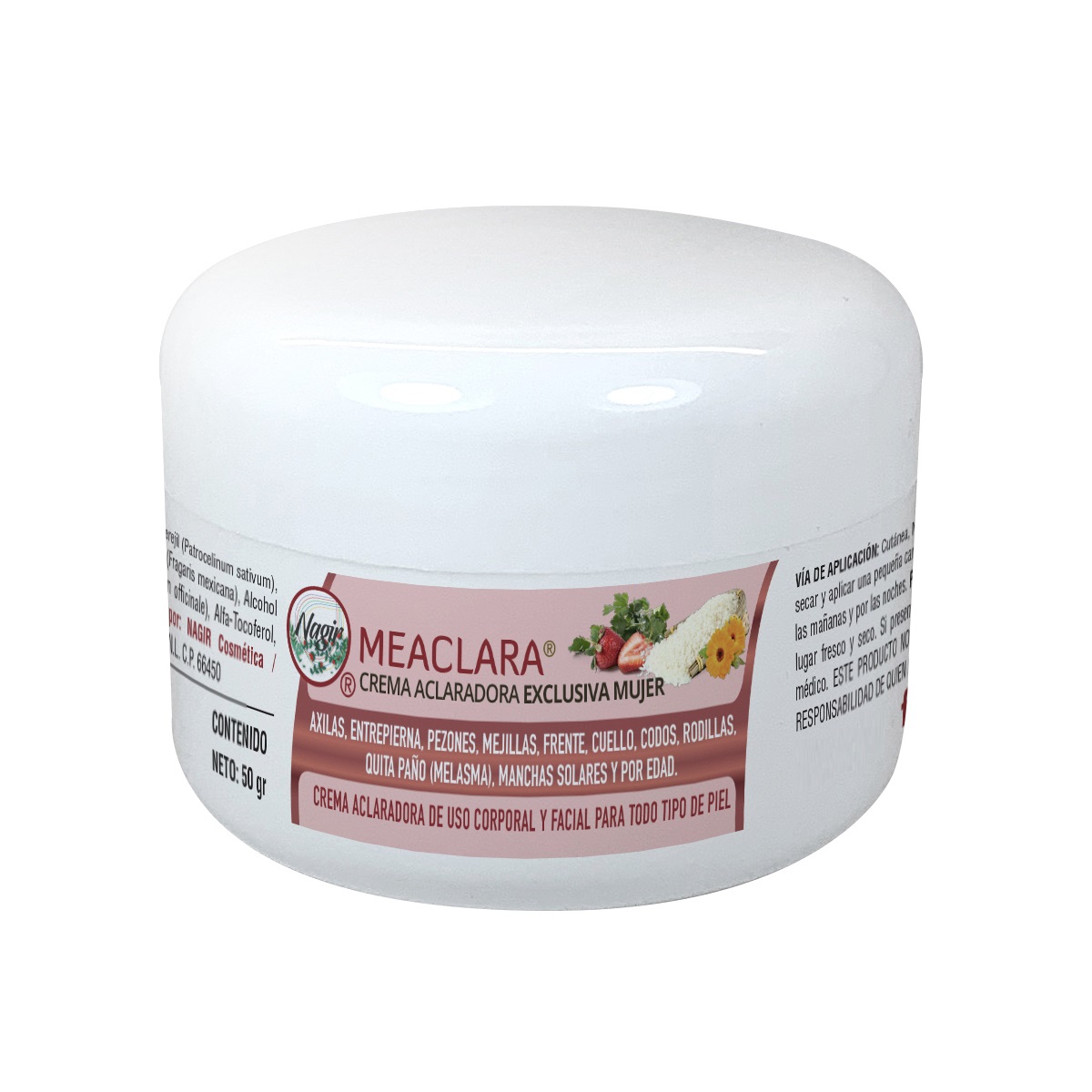 Crema Aclaradora MEACLARA para Mujer de 50 g