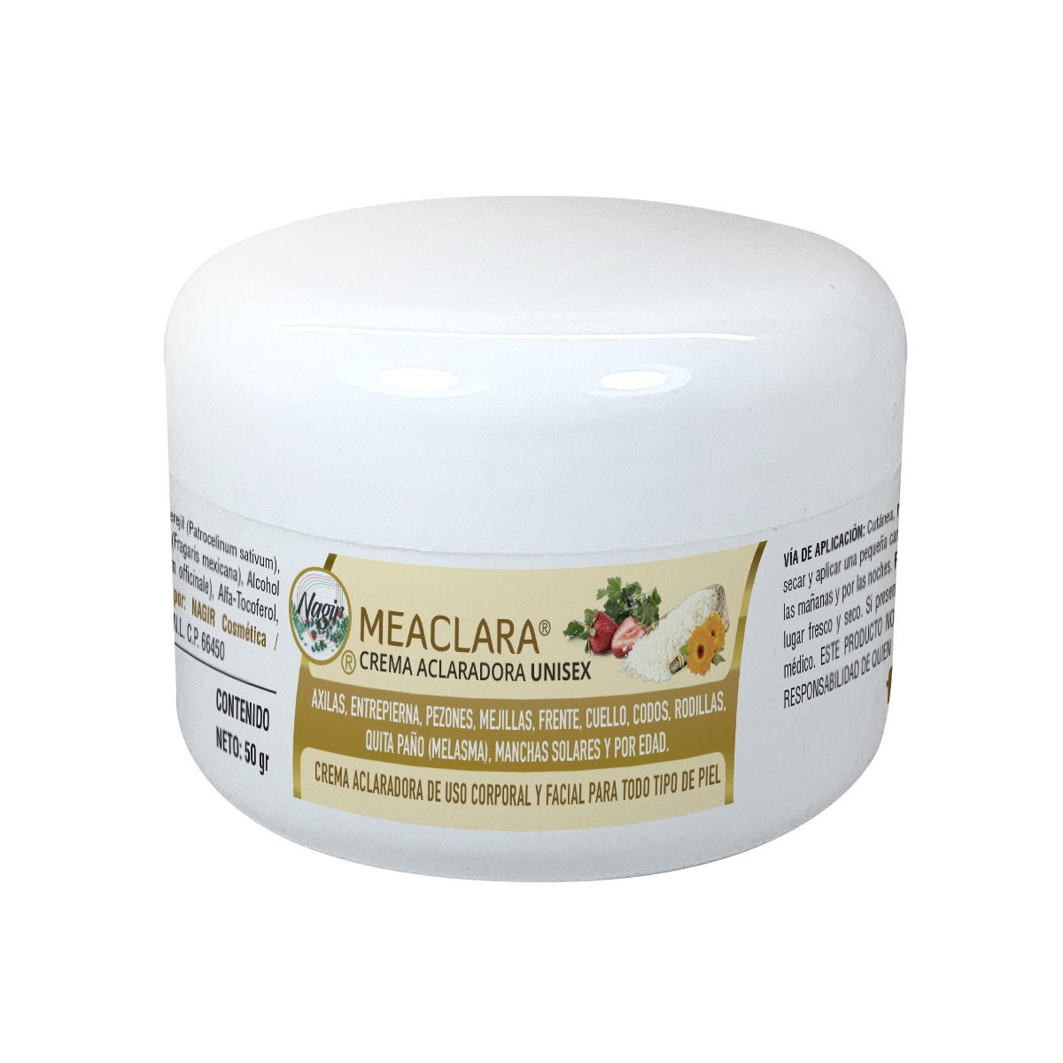 Crema Aclaradora MEACLARA Unisex de 50 g