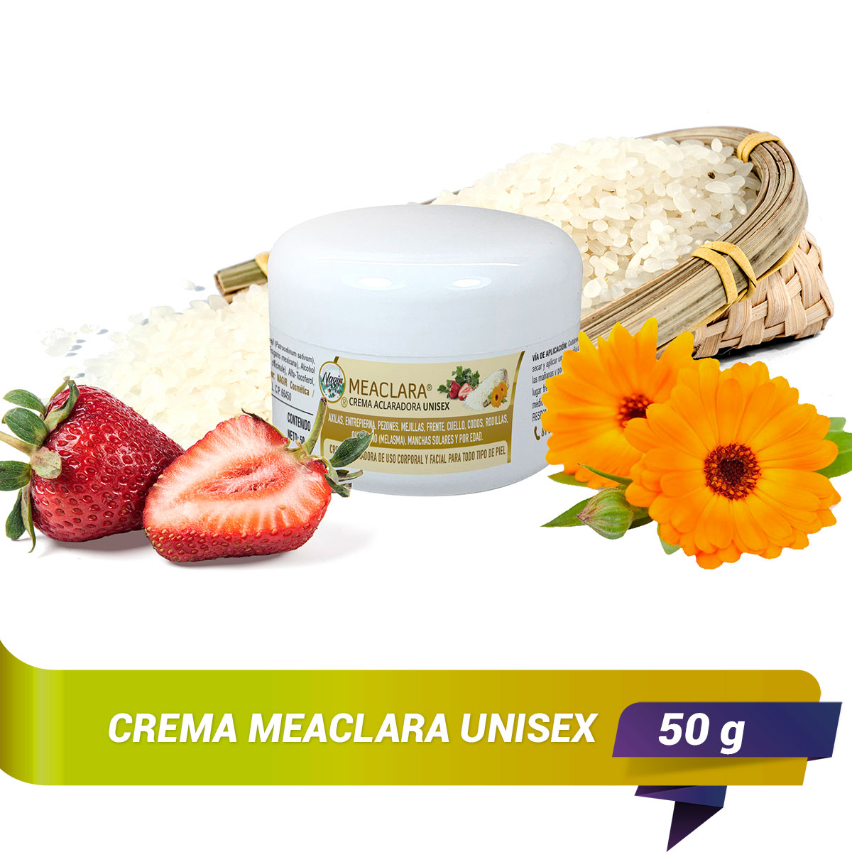Crema Aclaradora MEACLARA Unisex de 50 g