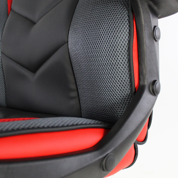 Silla Gamer Basic MOB-9502M Negro con Rojo Mundo In