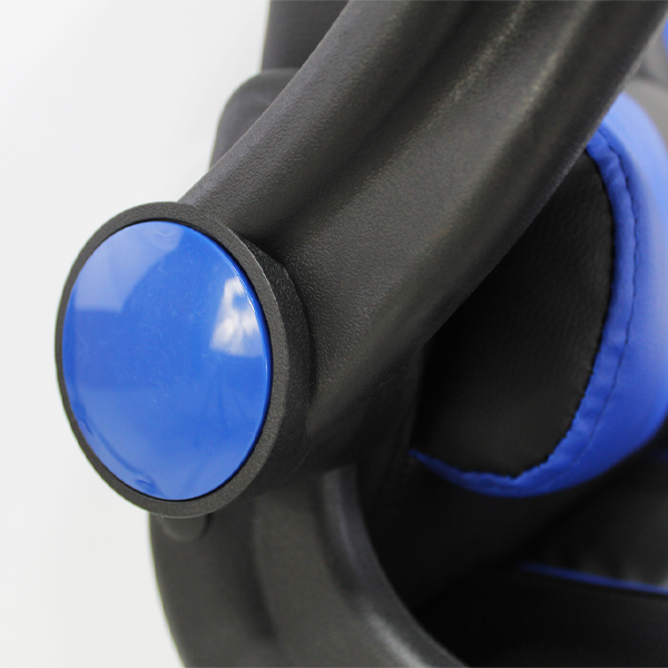 Silla Gamer Gaming JM-9505H Negro Azul Mundo In