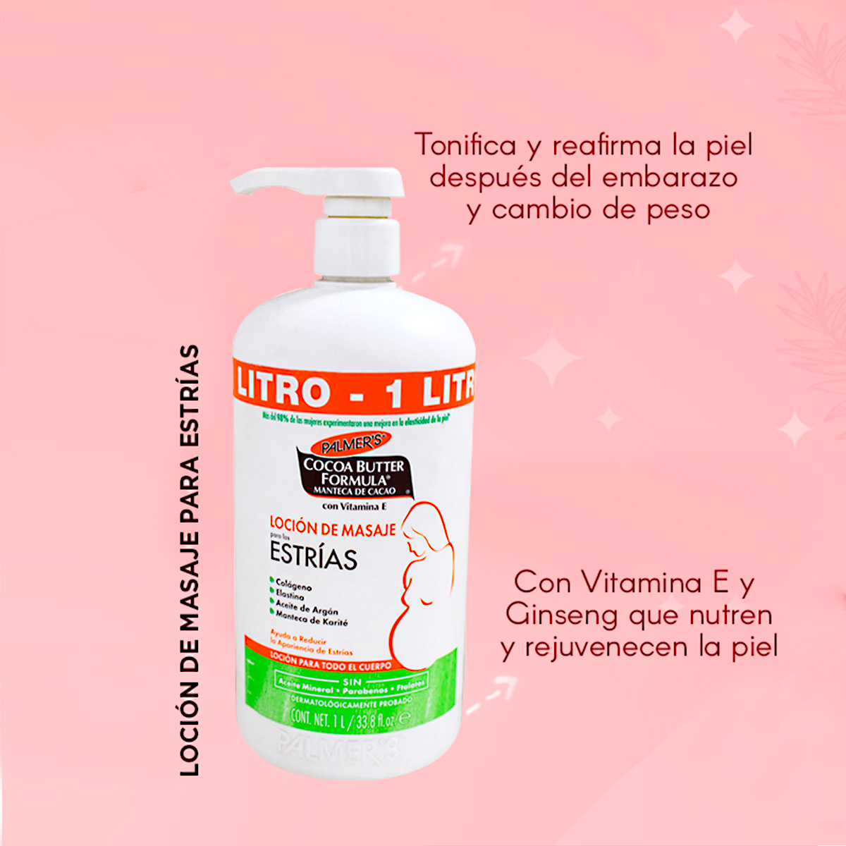 Loción De Masaje Para Las Estrías 1 Litro Palmer's® Cocoa Butter