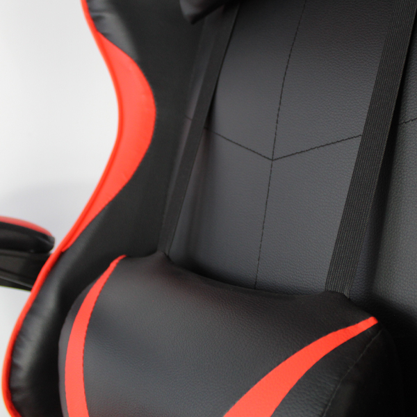 Silla Gamer Ergonómica MOB-ZD12 Negro con Roja Mundo In