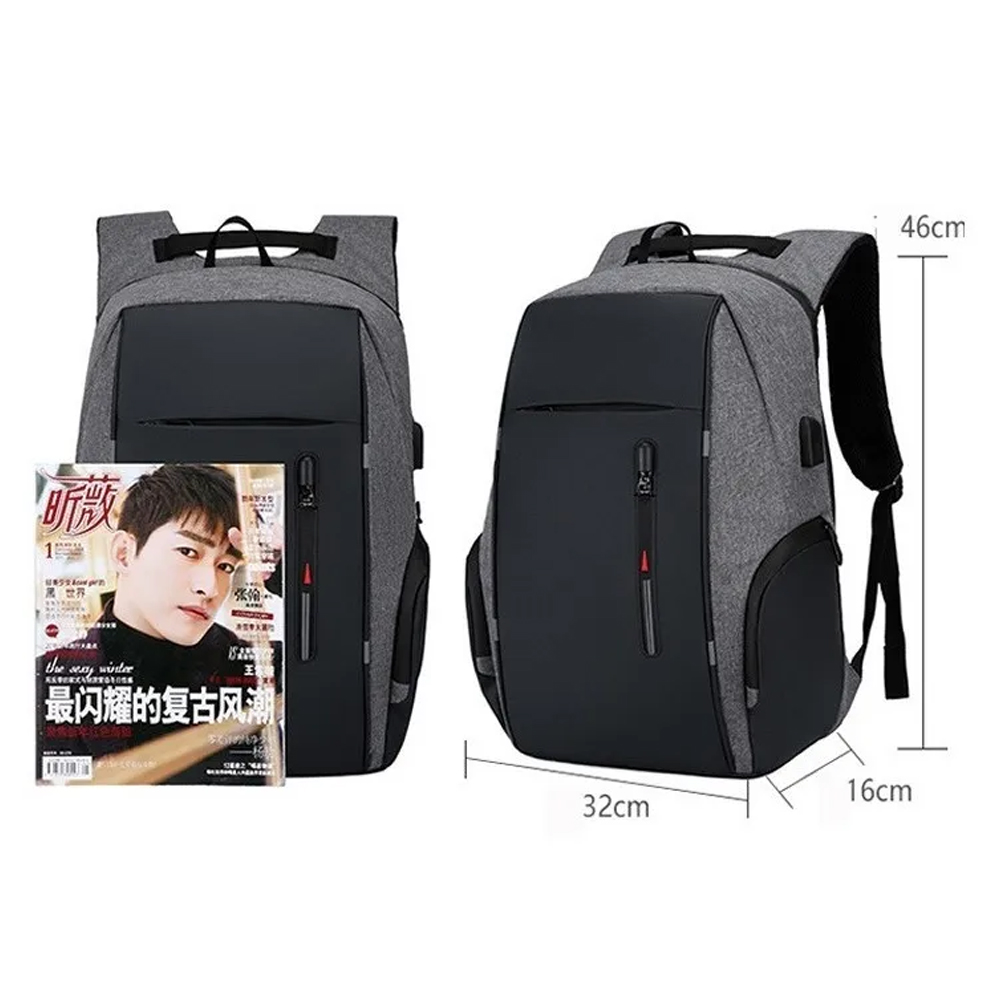 Mochila De Gran Capacidad Con Cargador Usb