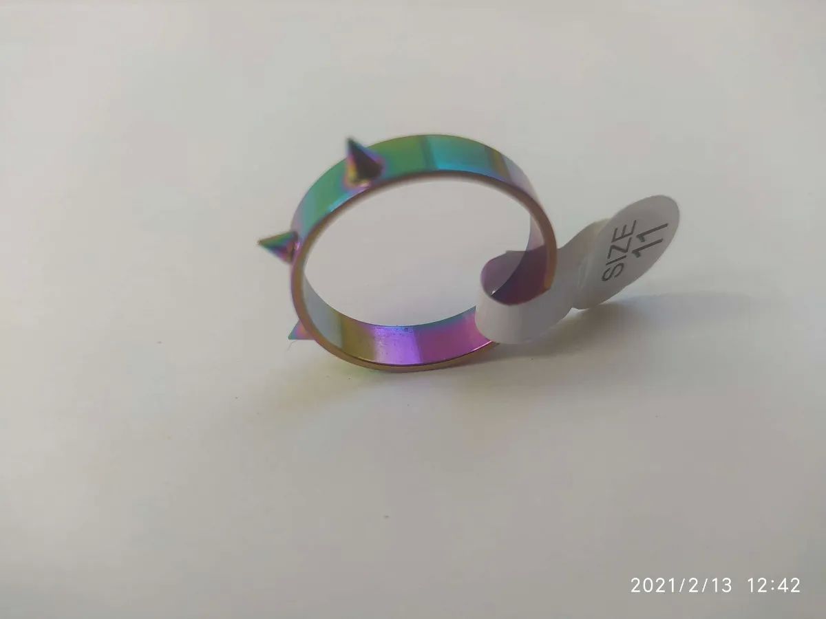 Mekano-Anillo con Orejas de Gatito, Tornasol, Autodefensa