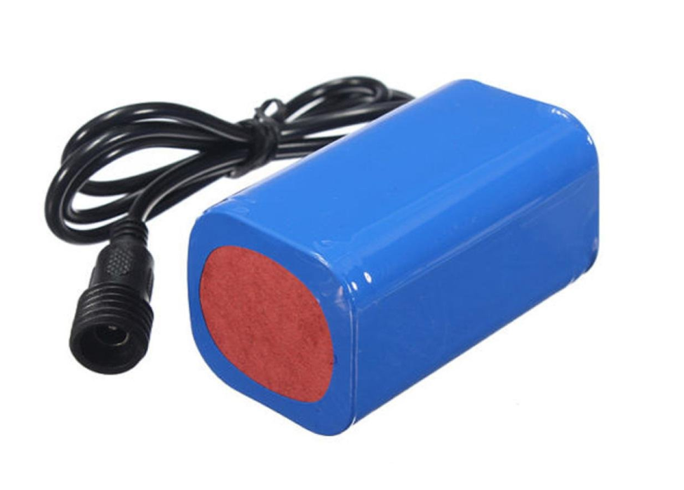 Lámpara recargable para bicicleta 3,000 lúmenes 2 focos Led XML T6 ultra brillo
