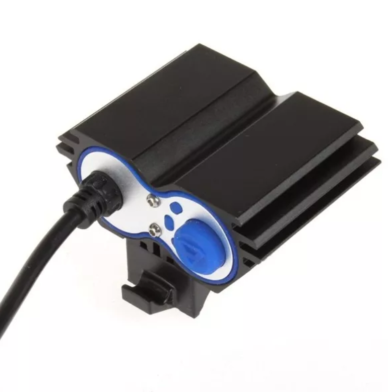 Lámpara recargable para bicicleta 3,000 lúmenes 2 focos Led XML T6 ultra brillo