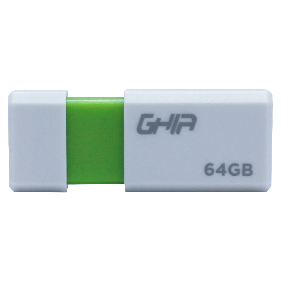 MEMORIA GHIA 64GB USB PLASTICA USB 2.0 COMPATIBLE CON ANDROID WINDOWS MAC DATOS PORTATIL PLASTICO