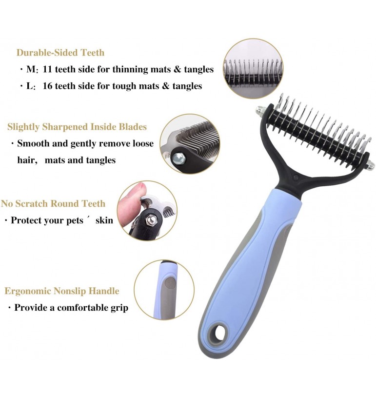 Cepillo deslanador para mascotas