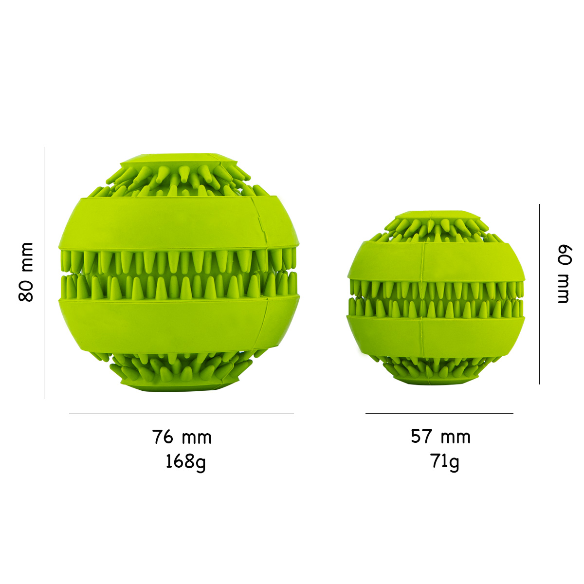 Juguete pelota para perro croquetas resistente calidad Chico Mr. Wuff