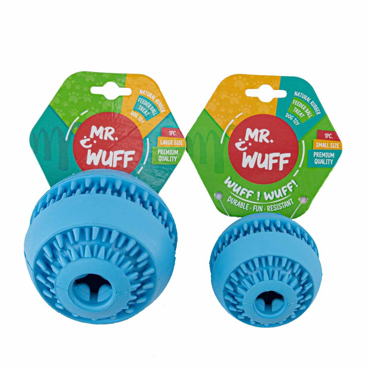 Juguete pelota para perro croquetas resistente calidad Chico Mr. Wuff