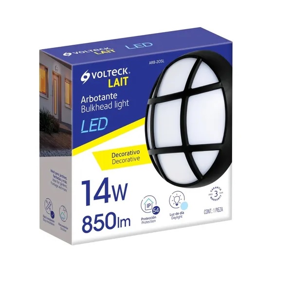 Luminaria De Pared Decorativa Lampara Para Exterior Led