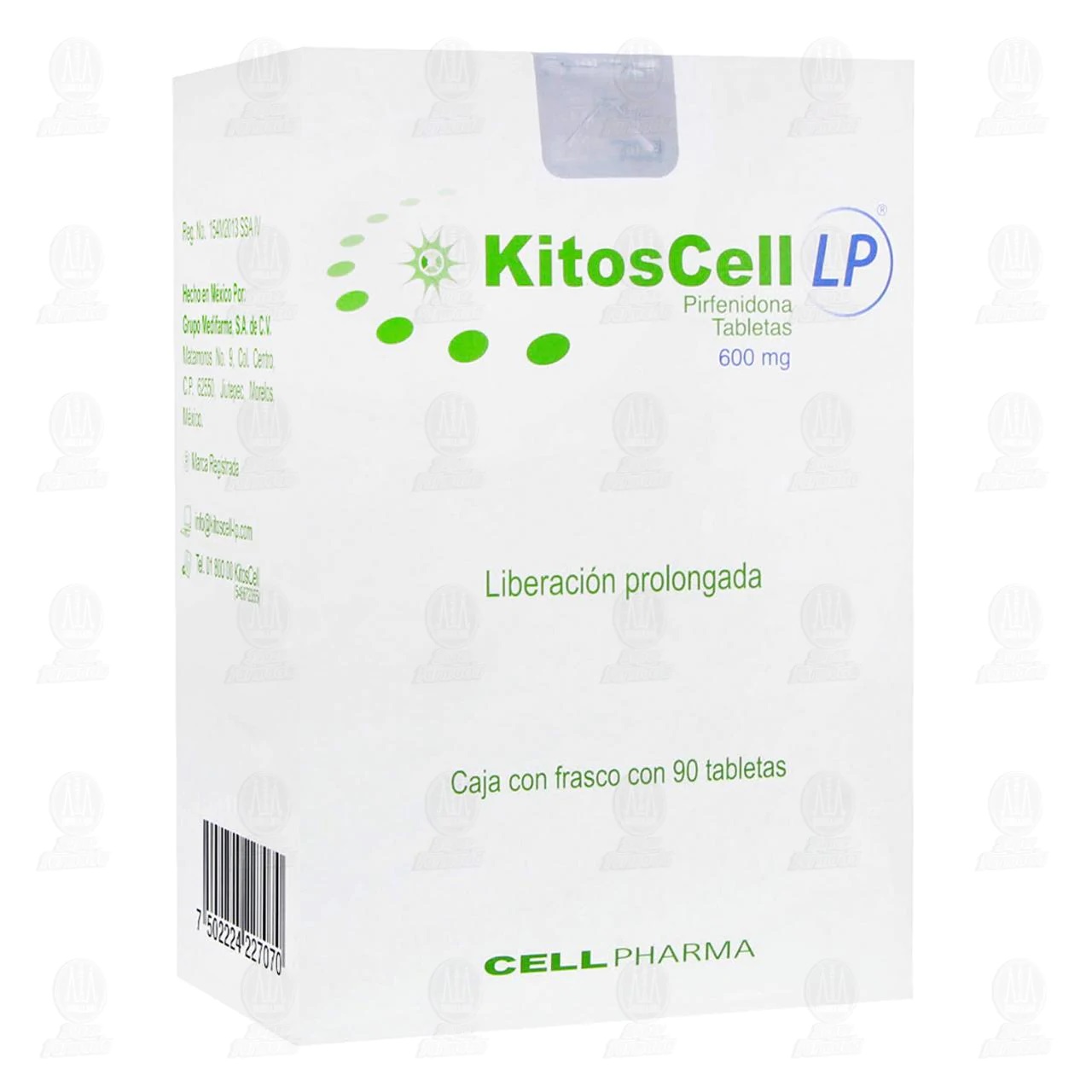 Kitoscell LP Pirfenidona 90 Tabletas Caja -Medica Depot