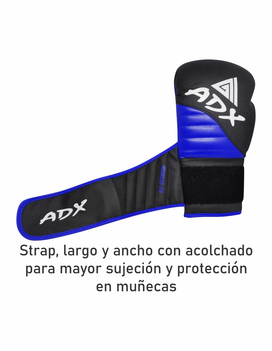 KIT GUANTES DE BOX ADX MOD STRONG MAS COMPLEMENTOS
