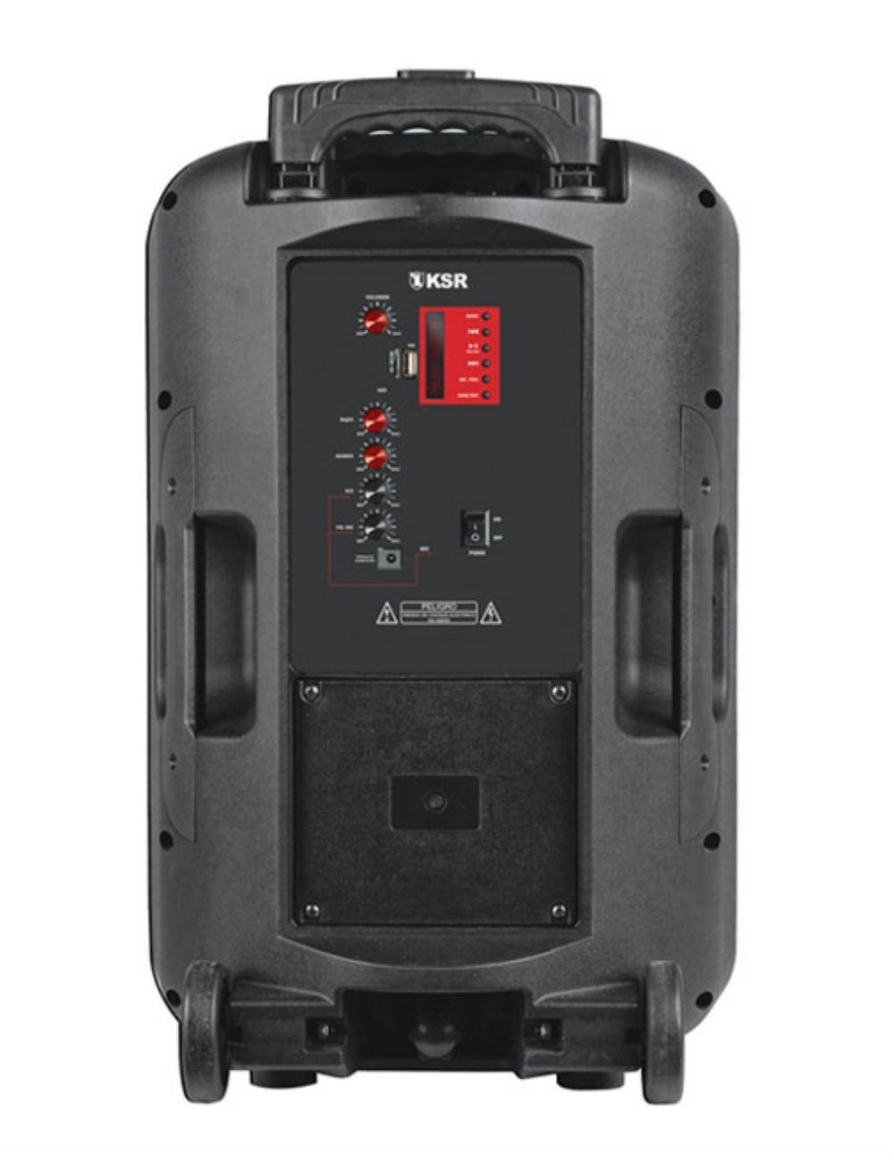 Bafle amplificado 12" usb/aux/micro alambrico marca ksr.