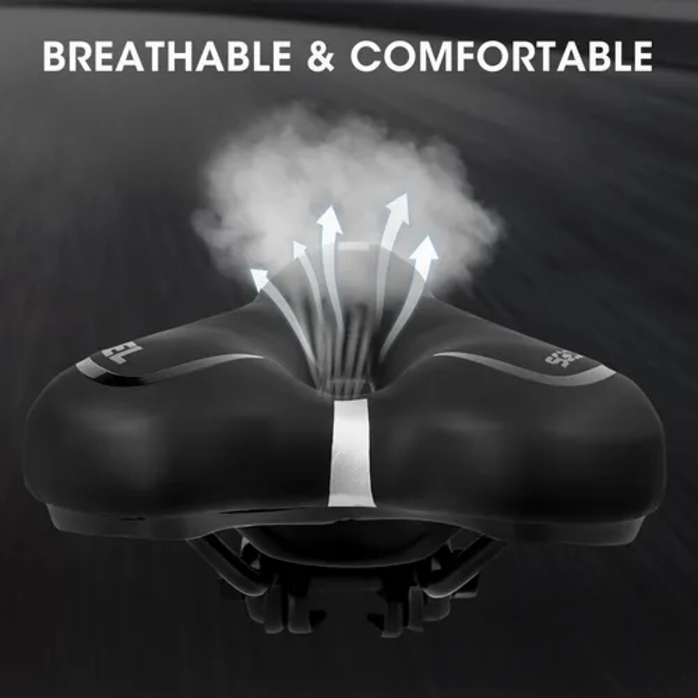 Asiento Cómodo De Bicicleta Con Cojín Suave