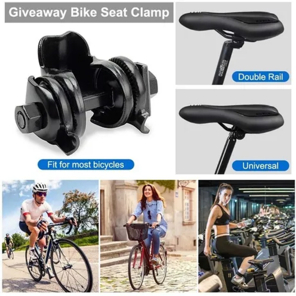 Asiento Cómodo De Bicicleta Con Cojín Suave