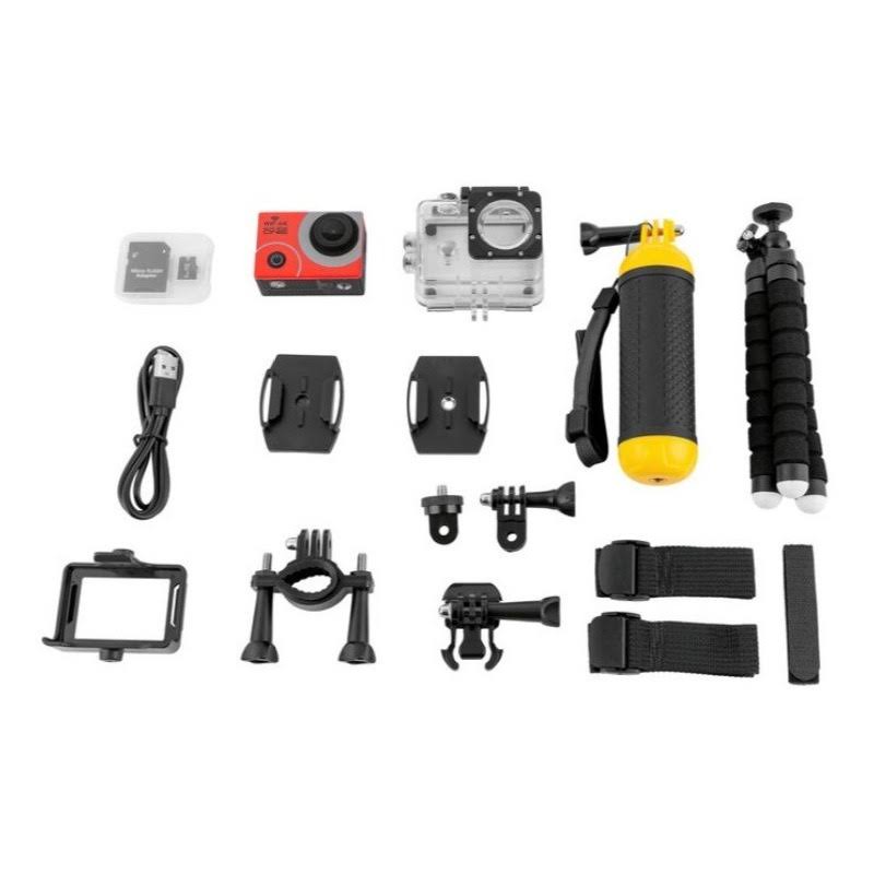 Cámara De Acción Explore One 4k Wifi Waterproof Case 