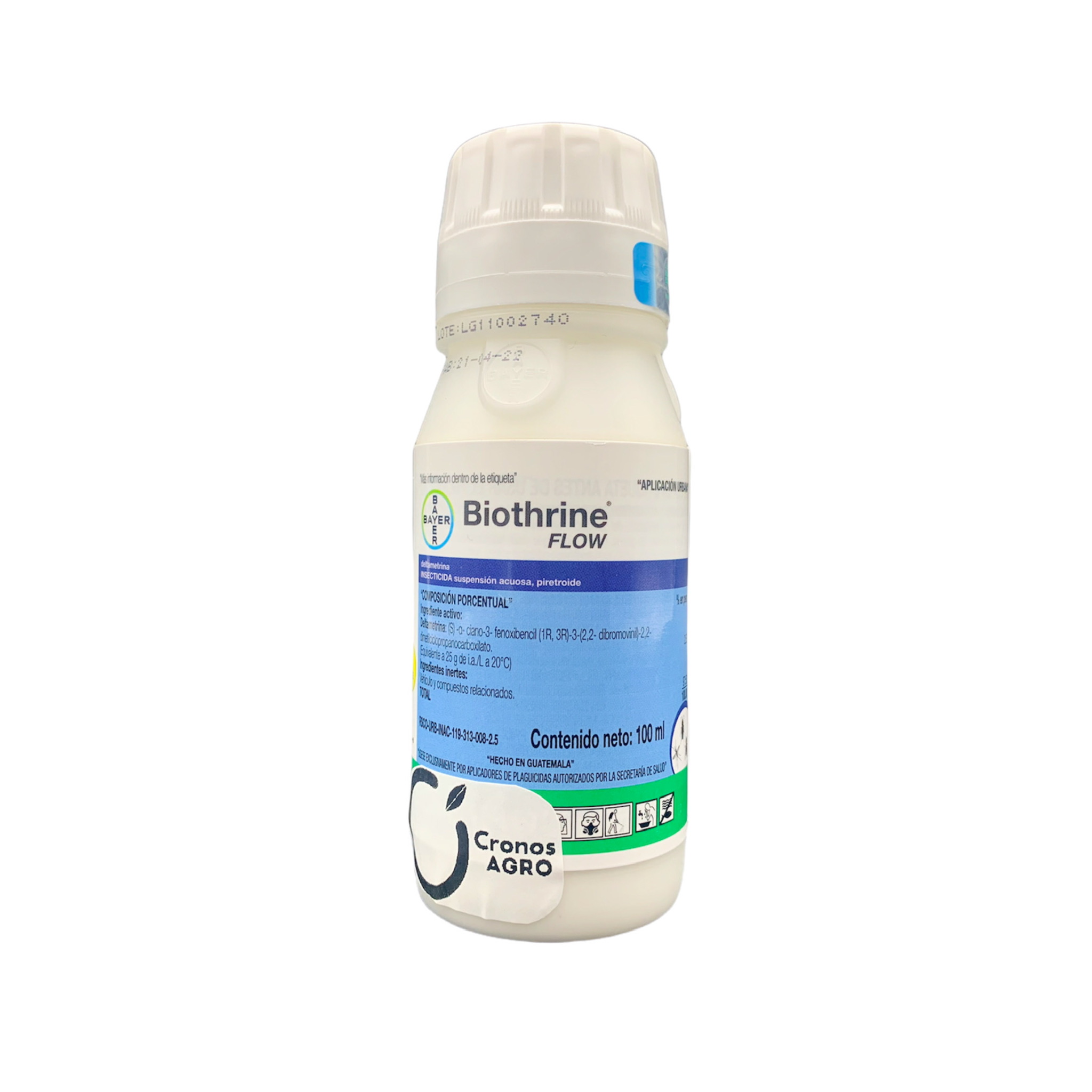 Biothrine Flow Insecticida Chinches Pulgas Arañas 100 Ml