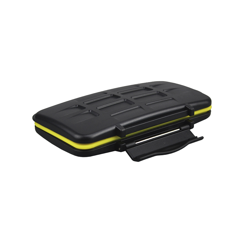 Estuche de Memorias Capacidad 12 SD JJC MC-SD12 Color Negro