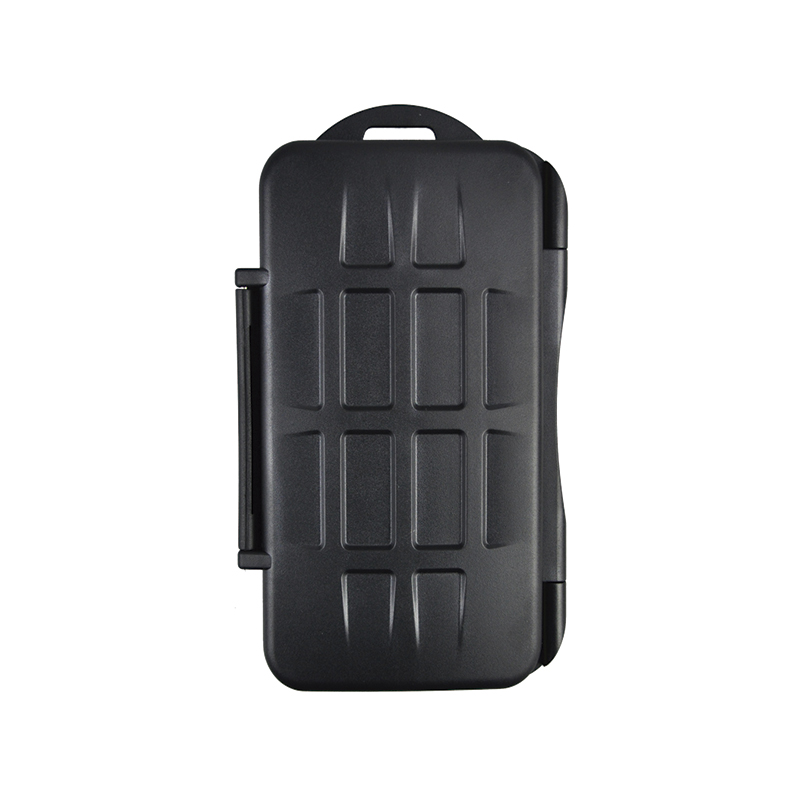 Estuche de Memorias Capacidad 12 SD JJC MC-SD12 Color Negro