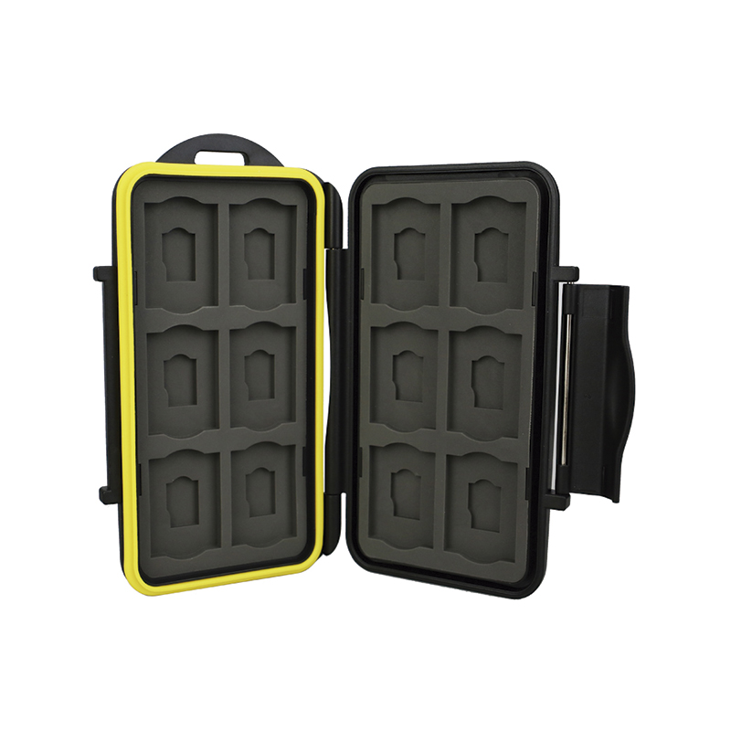 Estuche de Memorias JJC MC-SDMSD24 Capacidad 12 SD / 12 MSD Color Negro