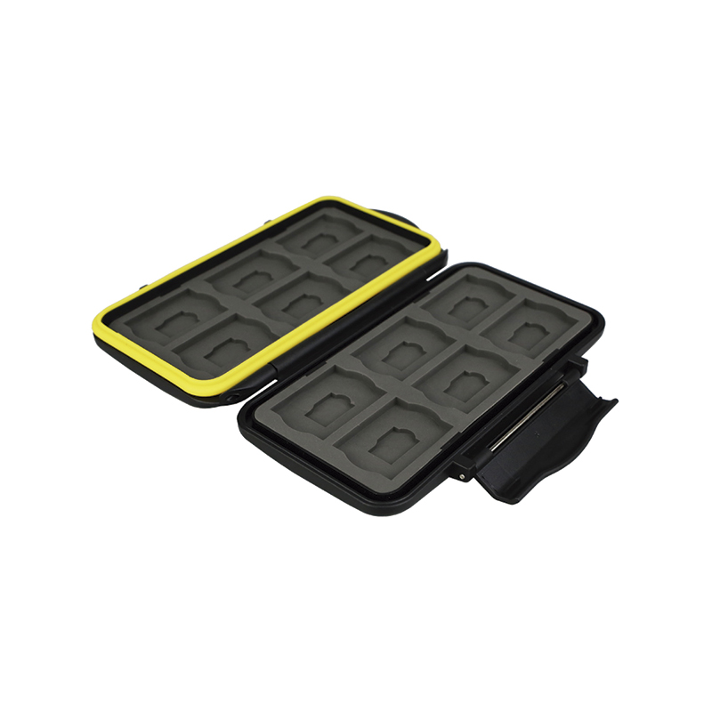 Estuche de Memorias JJC MC-SDMSD24 Capacidad 12 SD / 12 MSD Color Negro