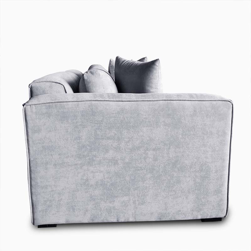 Sofá Austin Love seat Tela Hudson Gris Claro Maderian//ENTREGA A CDMX Y ZONA METROPOLITANA.