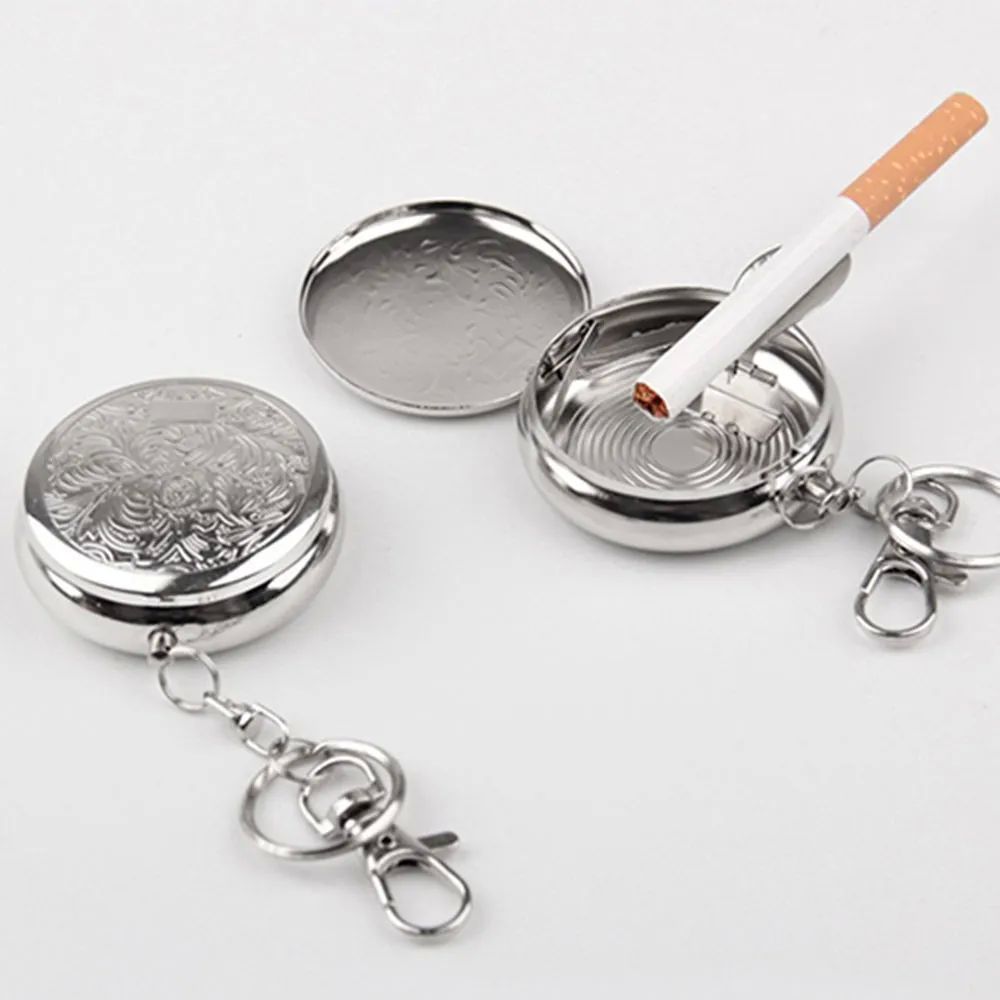 Mekano - Cenicero Con Argolla Con Soporte Para Cigarro
