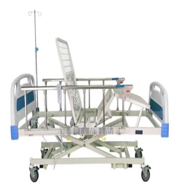 Cama Hospitalaria Eléctrica Lujo 5 Posiciones Con Colchón