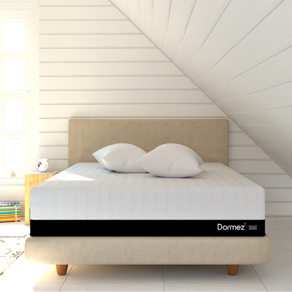 Colchón y Box Individual  Dormez Milan Súper Confort Ortopédico  