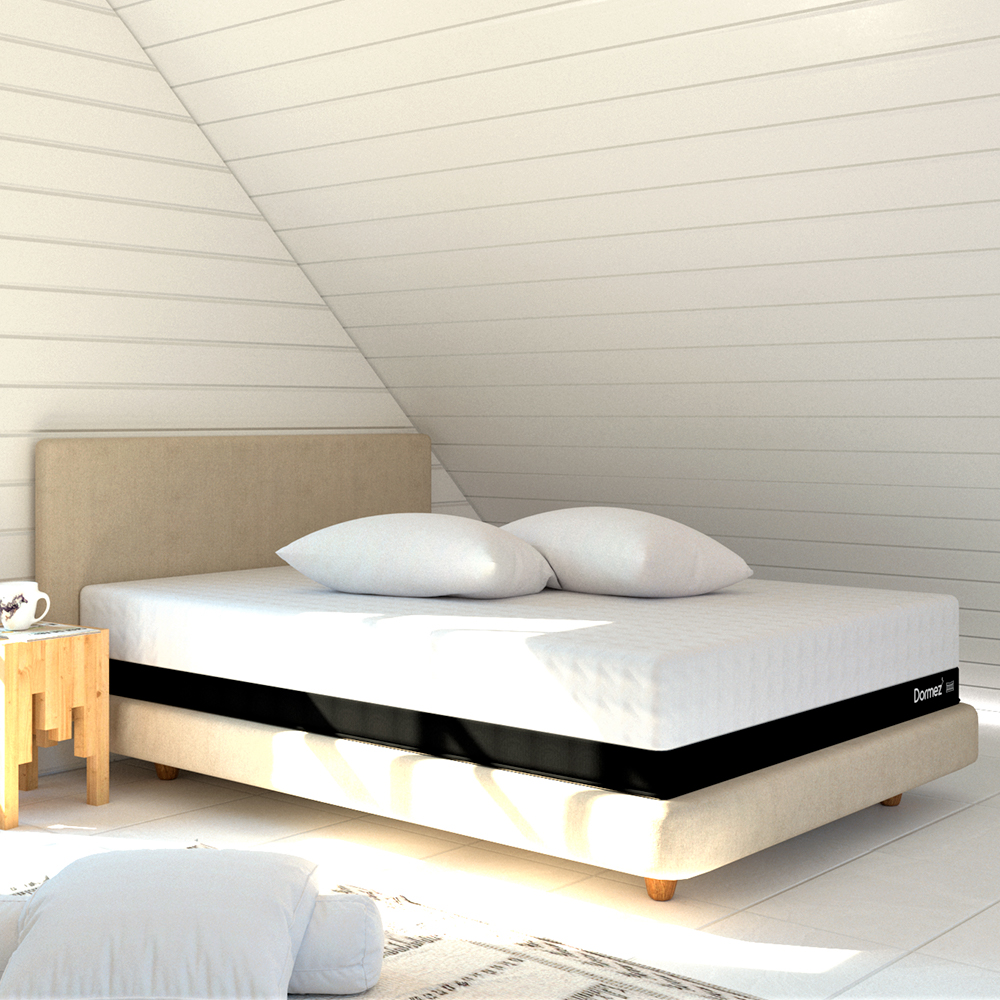 Colchón y Box Individual  Dormez Milan Súper Confort Ortopédico  