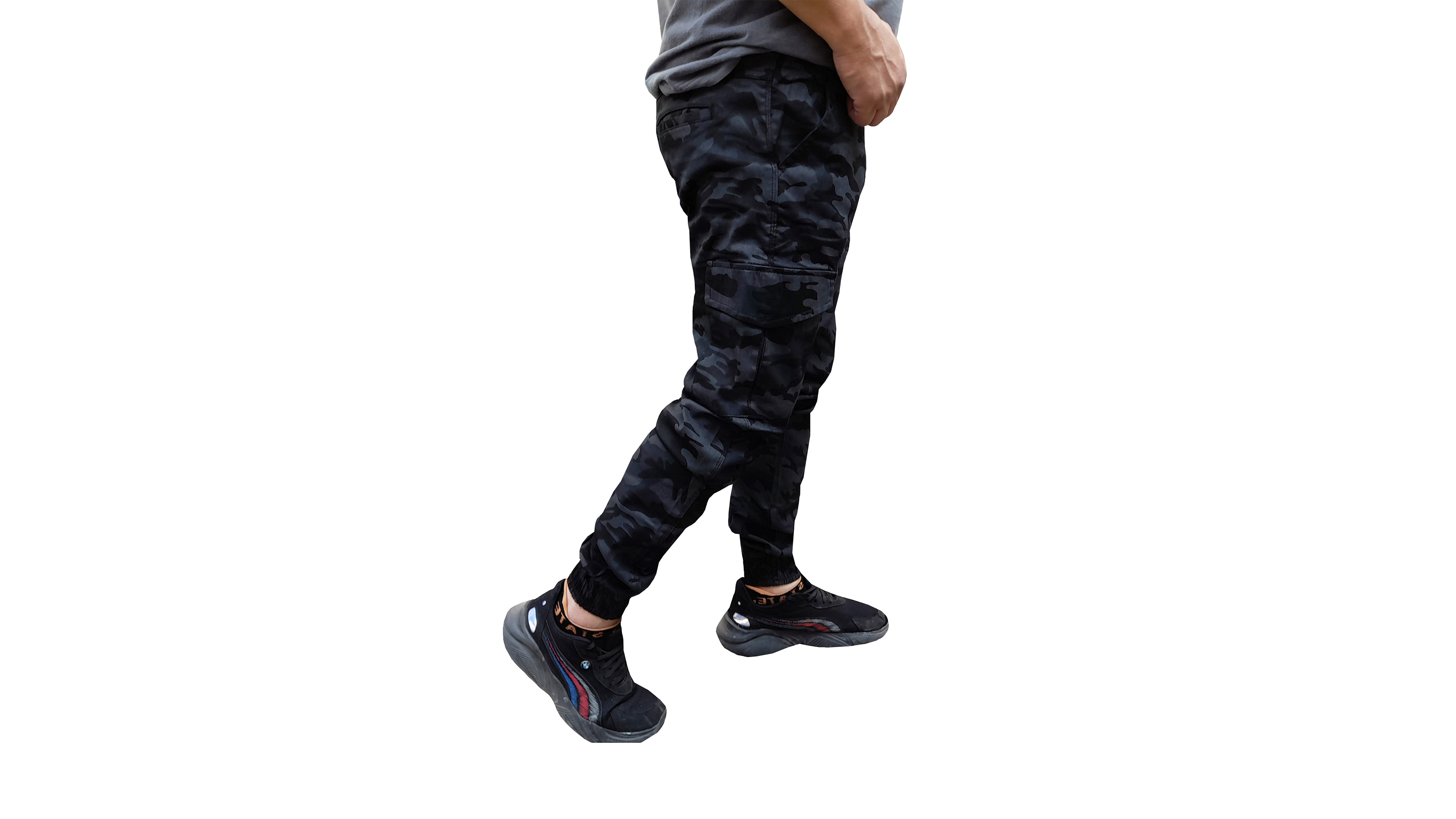 Pantalon Jogger Cargo Camuflaje Hombre