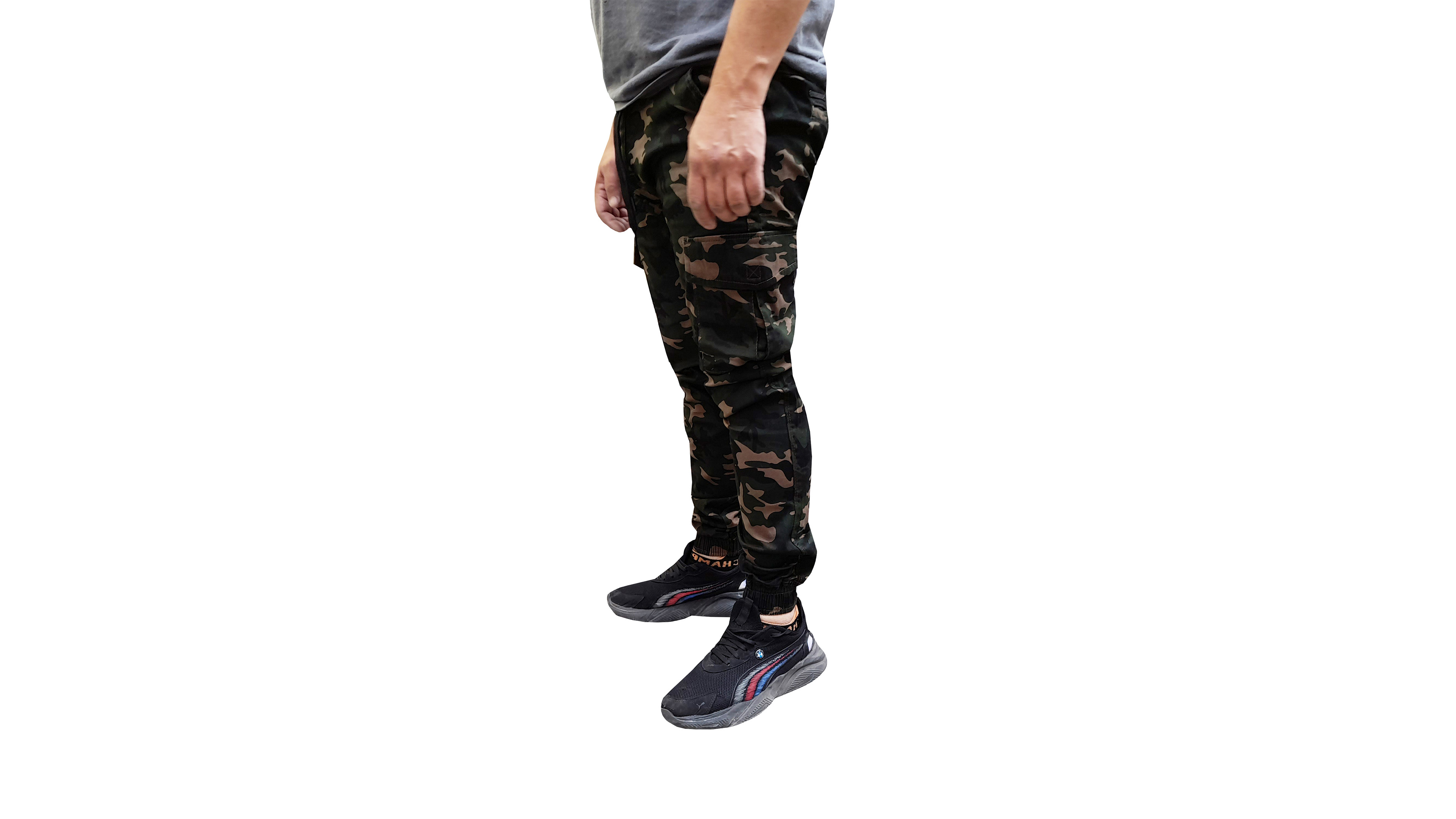 Pantalon Jogger Cargo Camuflaje Hombre