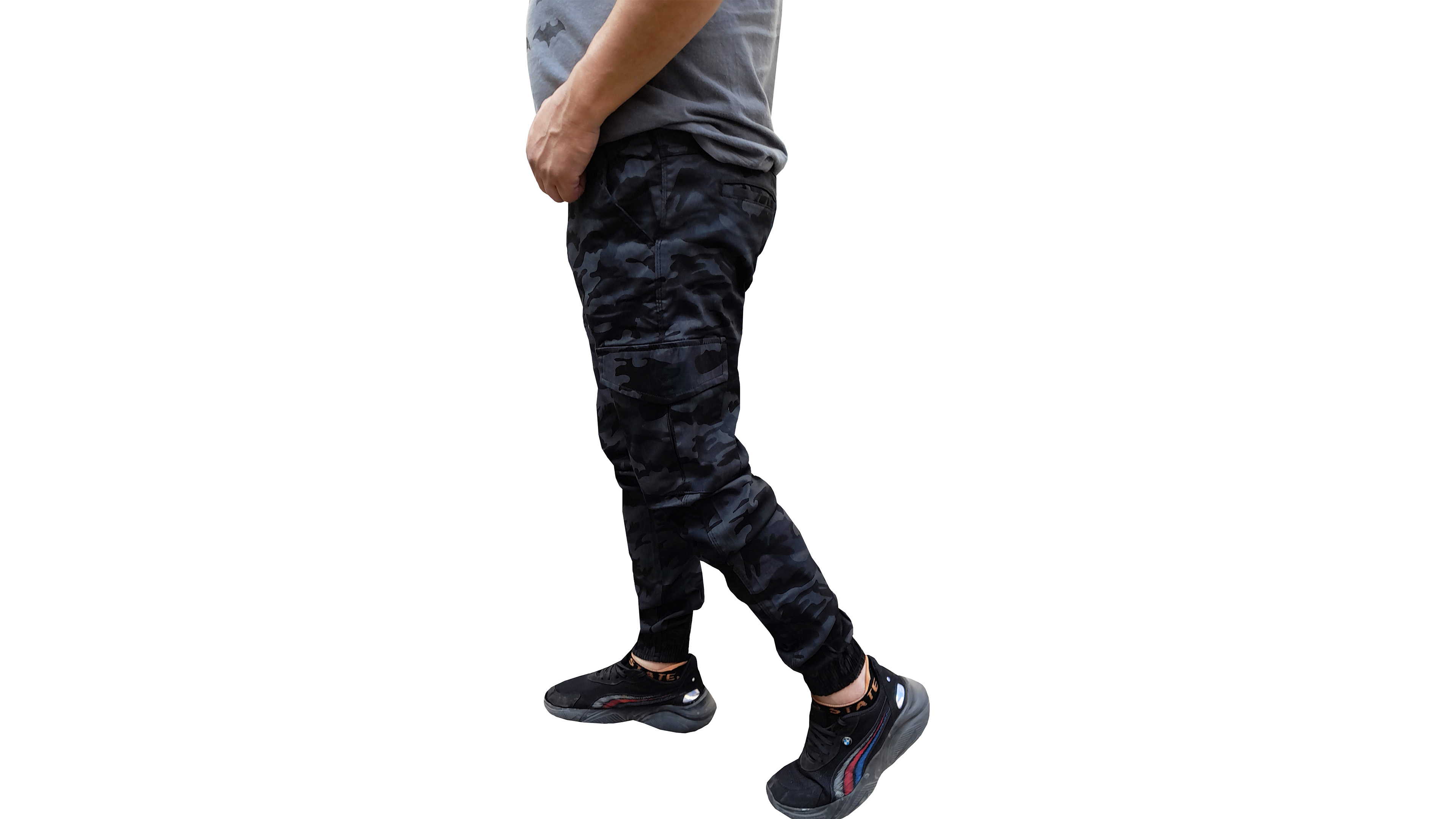 Pantalon Jogger Cargo Camuflaje Hombre