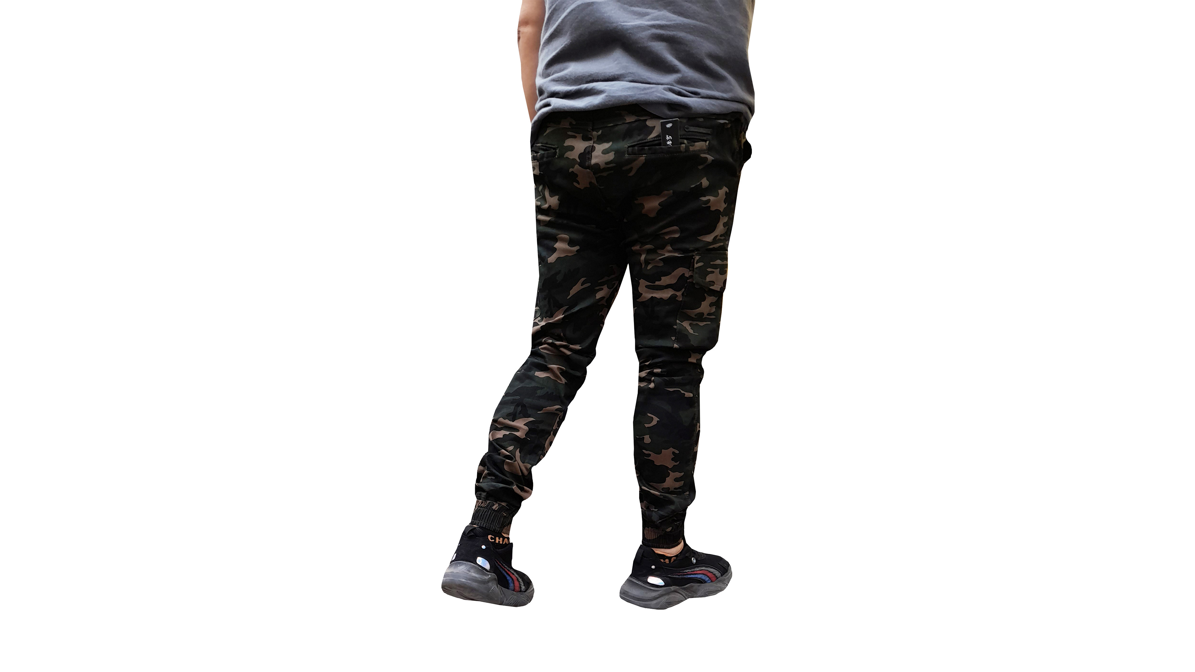 Pantalon Jogger Cargo Camuflaje Hombre