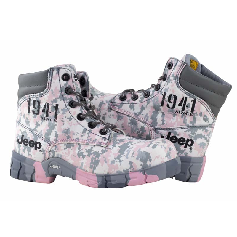 BOTAS URBANAS PARA MUJER JEEP DISEÑO PIXEL ROSA 5130 CÓMODAS