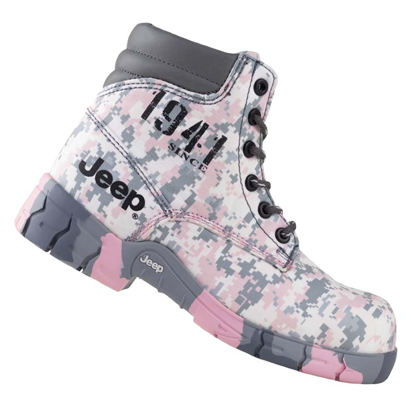 BOTAS URBANAS PARA MUJER JEEP DISEÑO PIXEL ROSA 5130 CÓMODAS