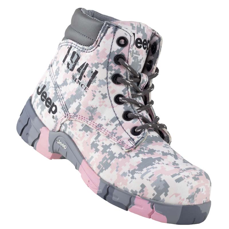 BOTAS URBANAS PARA MUJER JEEP DISEÑO PIXEL ROSA 5130 CÓMODAS