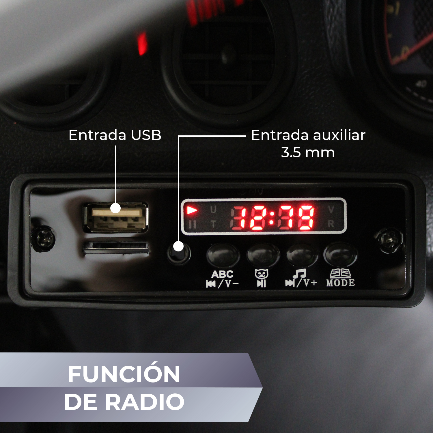 Montable Electrico Auto Mercedes Benz 12v Negro