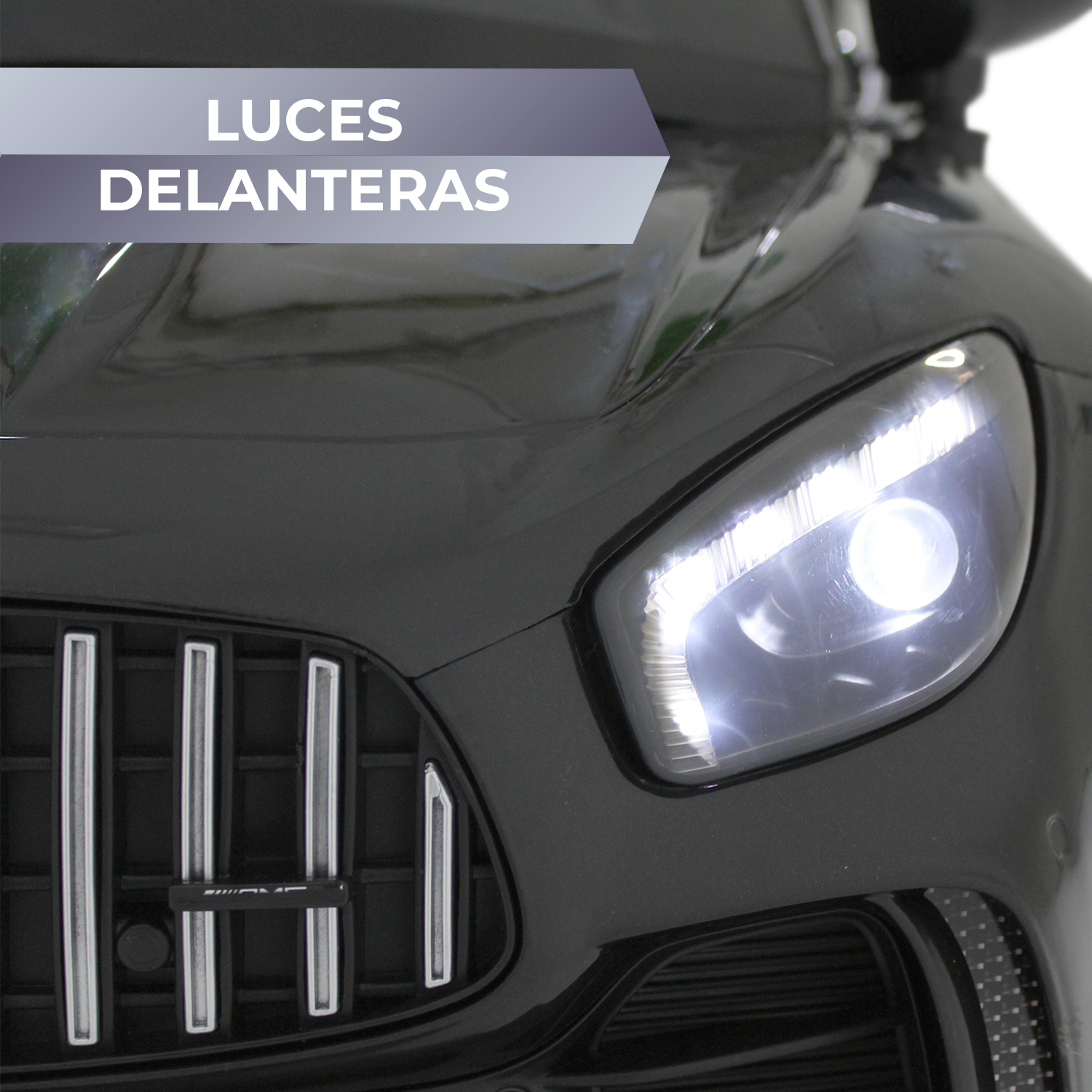 Montable Electrico Auto Mercedes Benz 12v Negro