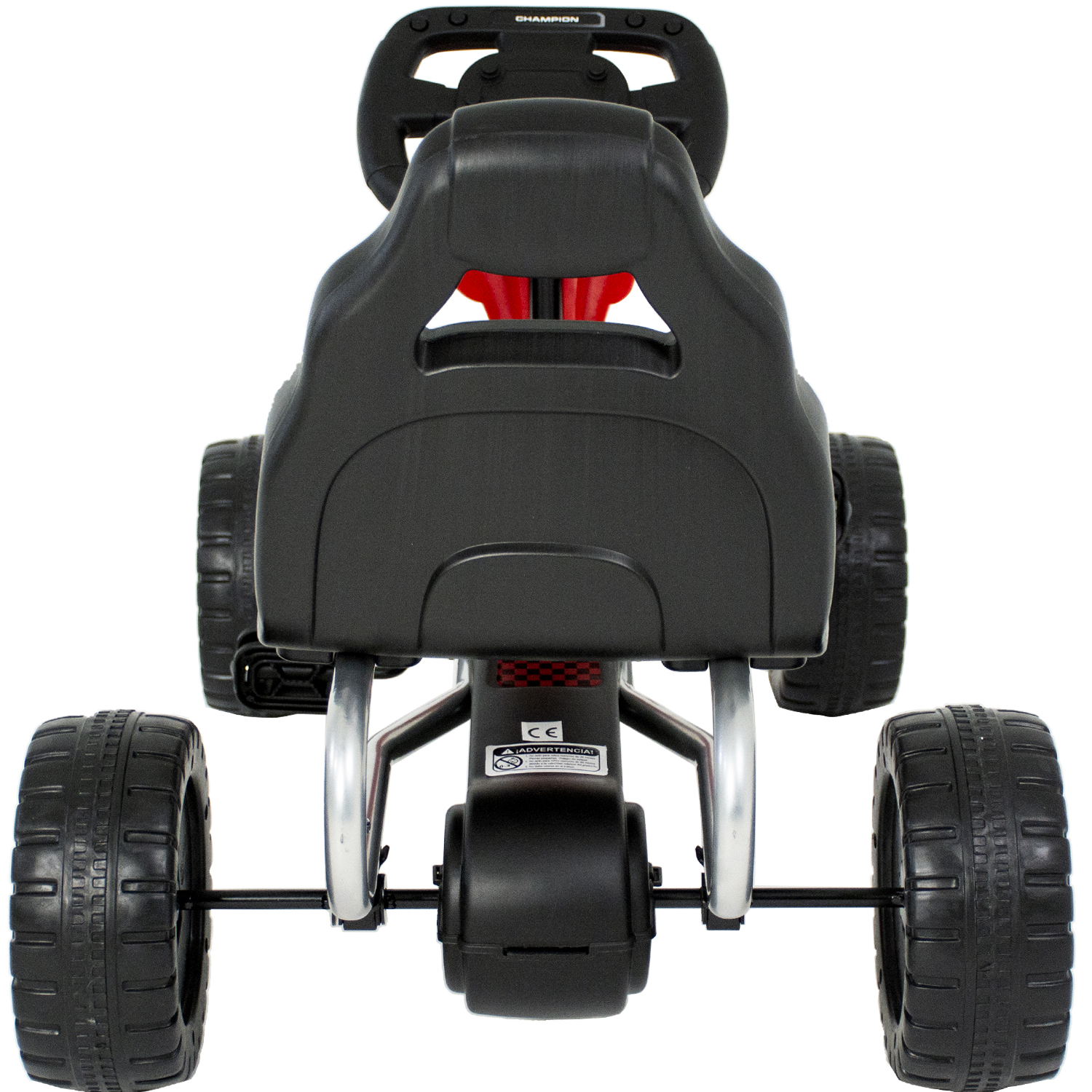 Avalancha Montable Pedales Go Kart Niños Rojo Little Monkey