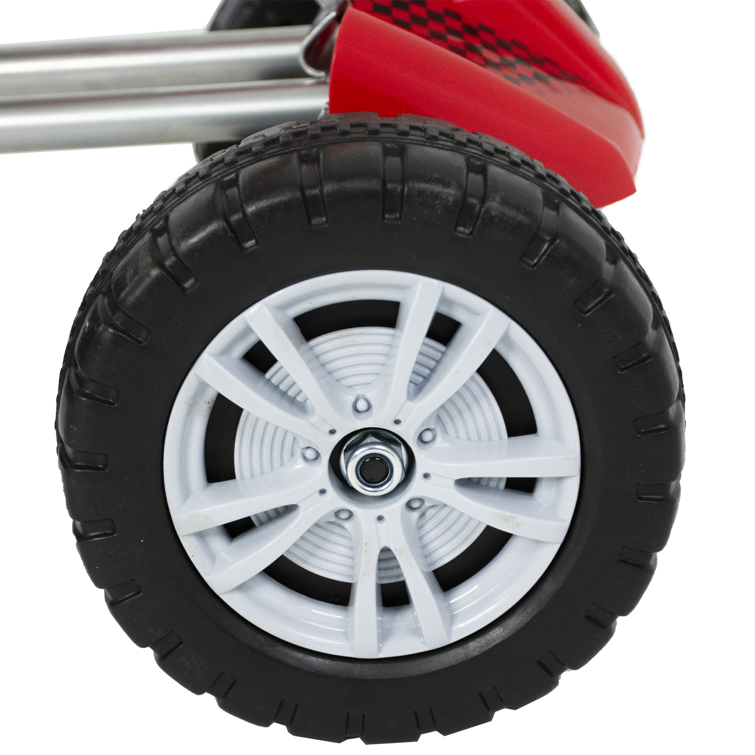 Avalancha Montable Pedales Go Kart Niños Rojo Little Monkey