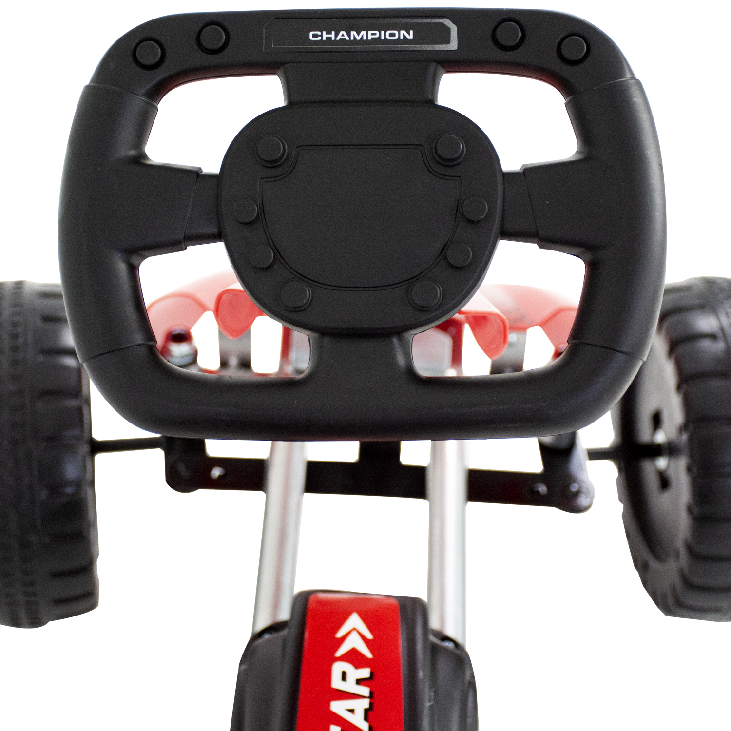 Avalancha Montable Pedales Go Kart Niños Rojo Little Monkey