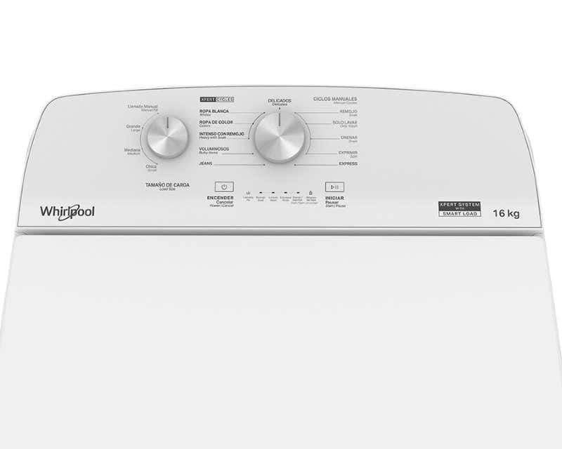 Lavadora 16 kg automatica marca whirlpool