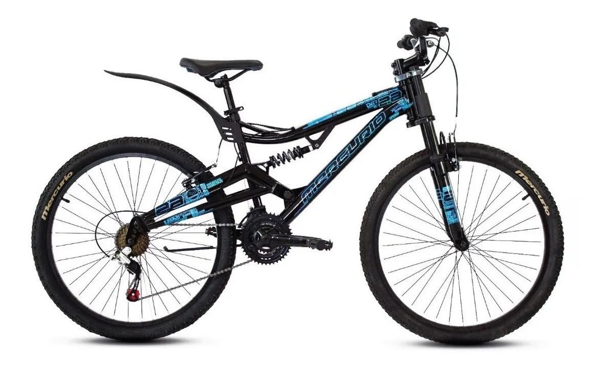 Bicicleta Mercurio DH Kaizer R26 Negro Azul