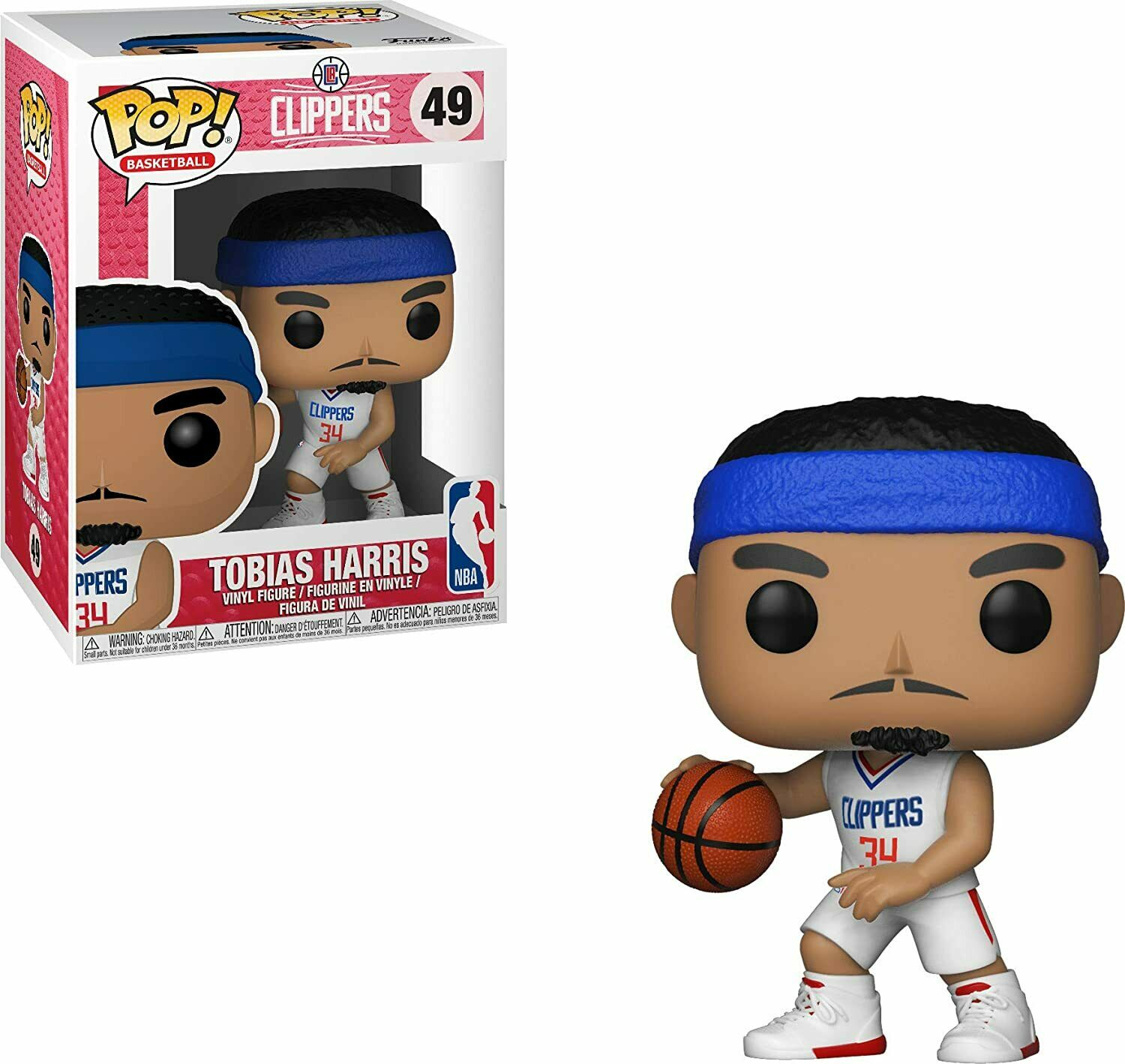 Funko Pop! Nba Tobias Harris #49 Clippers