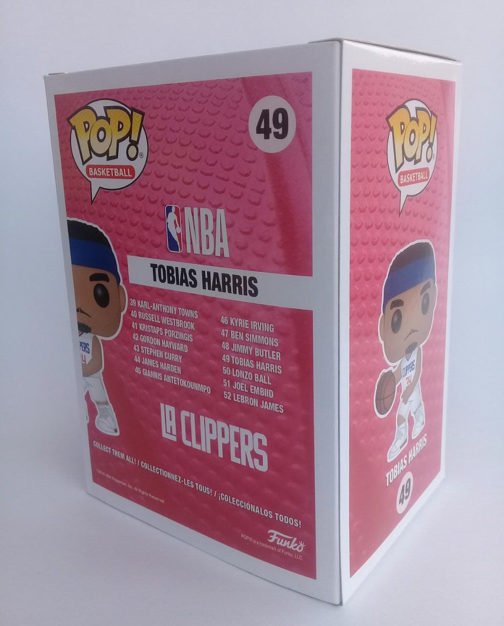 Funko Pop! Nba Tobias Harris #49 Clippers