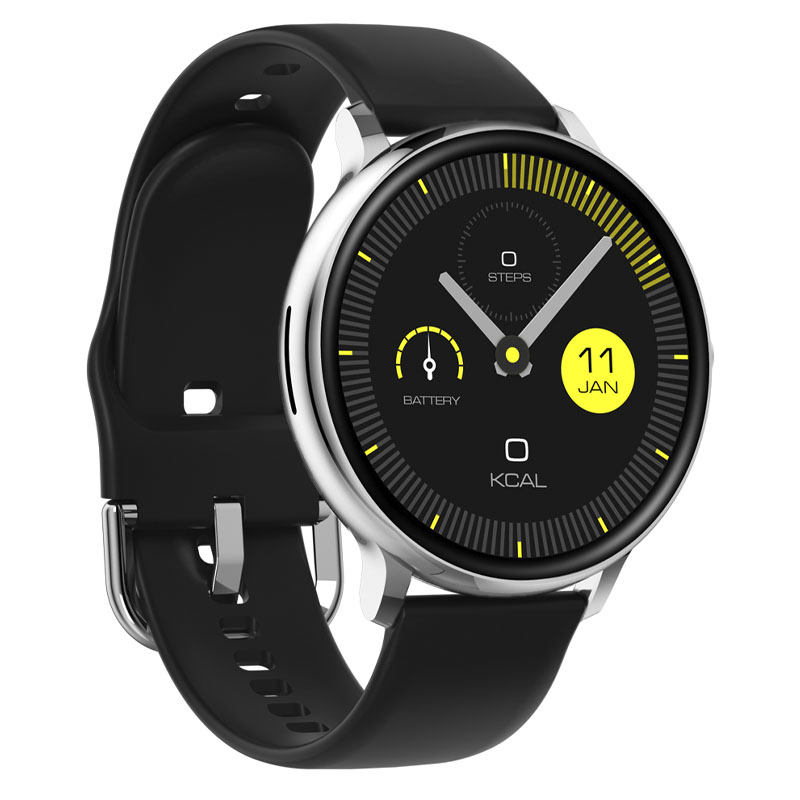 Smartwatch Swiss Code Classic Negro Aluminio